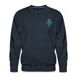 Nurse Flag Men’s Premium Sweatshirt (CK4119) - navy