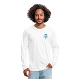 Nurse Flag Men's Premium Long Sleeve T-Shirt (CK4119) - white