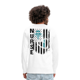 Nurse Flag Men's Premium Long Sleeve T-Shirt (CK4119) - white