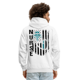 Nurse Flag Men's Hoodie (CK4119) - white