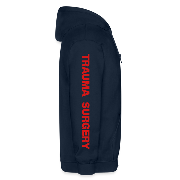 Trauma Surgery Gildan Heavy Blend Adult Zip Hoodie - navy