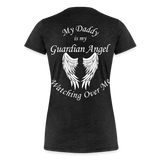 Daddy Guardian Angel Women’s Premium T-Shirt (CK3547) - charcoal grey