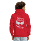 Brother Amazing Angel  Adult Hoodie (CK3562) - red