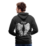Papa Guardian Angel Men’s Premium Hoodie - black