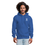 Dog Dad Firefighter  Adult Hoodie - royal blue