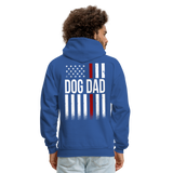 Dog Dad Firefighter  Adult Hoodie - royal blue
