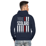 SCOLARO Firefighter Gildan Heavy Blend Adult Hoodie - navy