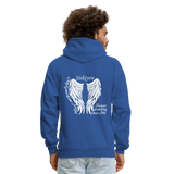 Siskiyou Guardian Angel Adult Hoodie - royal blue