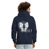 Siskiyou Guardian Angel Adult Hoodie - navy