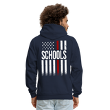 SCHOOLS Firefighter  Adult Hoodie - navy