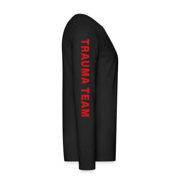 Trauma Team Men's Premium Long Sleeve T-Shirt - black