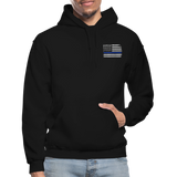 Matthew 5:9 Peacemakers Gildan Heavy Blend Adult Hoodie (Front and Back)) - black