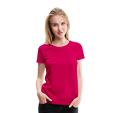 Husband Amazing Angel Women’s Premium T-Shirt (CK3578) - dark pink