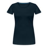 Husband Amazing Angel Women’s Premium T-Shirt (CK3578) - deep navy