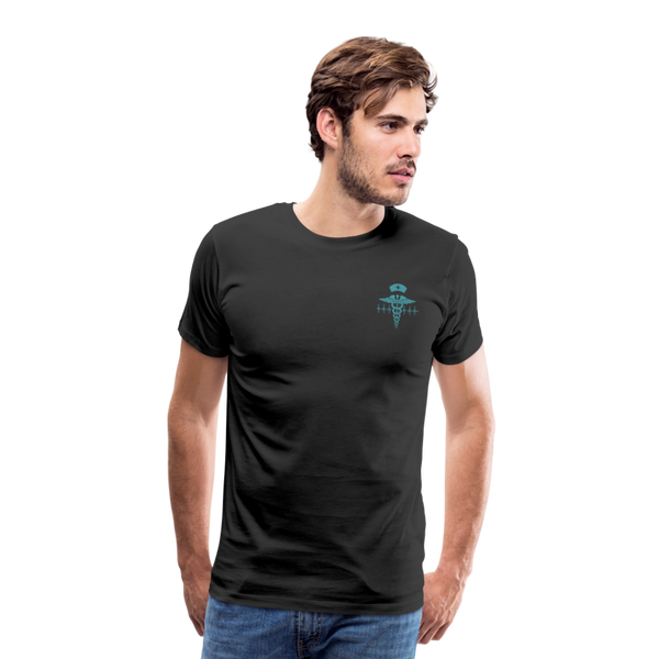 Nurse Flag Men's Premium T-Shirt (CK4119) - black
