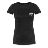 Registered Nurse Flag Women’s Premium T-Shirt (CK7000) - charcoal grey