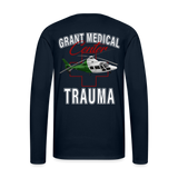 Grant Medical Center Trauma Men's Premium Long Sleeve T-Shirt - deep navy