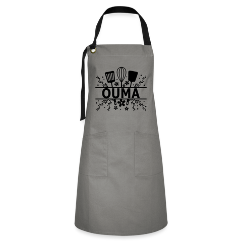 Ouma Artisan Apron - Gray - gray/black