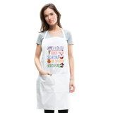 Gammie's To Do List Adjustable Apron - white