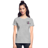 Nurse Flag Gildan Ultra Cotton Ladies T-Shirt (CK1213) - heather gray