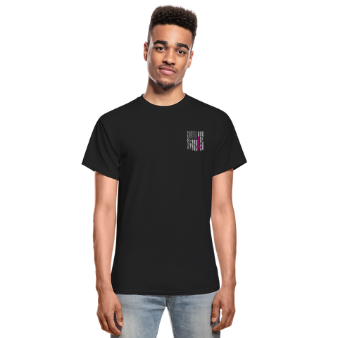 Nurse Flag Gildan Cotton Mens T-Shirt (CK1213) - black
