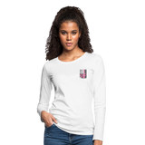 Psych Nurse Women's Premium Long Sleeve T-Shirt - white