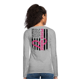 Psych Nurse Women's Premium Long Sleeve T-Shirt - heather gray