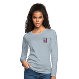 Psych Nurse Women's Premium Long Sleeve T-Shirt - heather ice blue