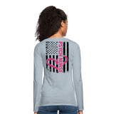 Psych Nurse Women's Premium Long Sleeve T-Shirt - heather ice blue