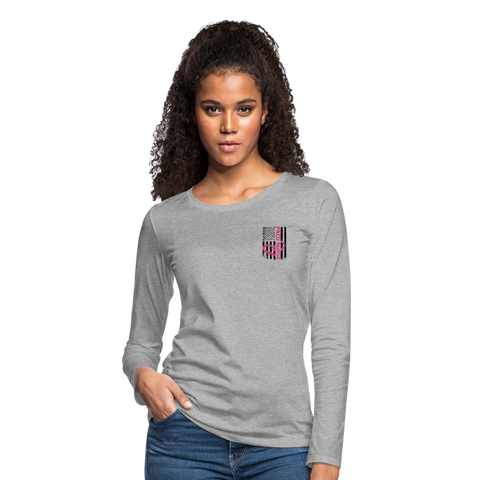 PACU Nurse Women's Premium Long Sleeve T-Shirt - heather gray