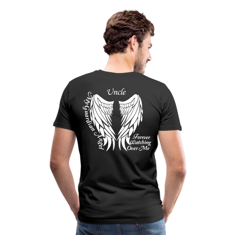 Uncle Guardian Angel Men's Premium T-Shirt (CK3558) - black