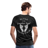 Uncle Guardian Angel Men's Premium T-Shirt (CK3576) - charcoal grey