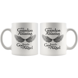Grandpa Amazing Angel 11 oz White Coffee Mug