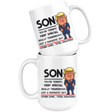 Funny Trump Mug - Son You're Terrific 15 oz Coffee Mug