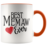 Best Memaw Ever 11 oz Acdent Coffee Mug