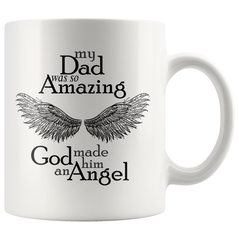 Dad Amazing Angel Coffee Mug