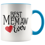 Best Memaw Ever 11 oz Acdent Coffee Mug