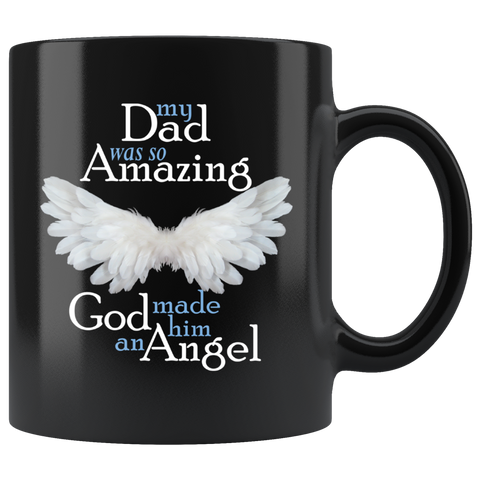 Dad Angel Memorial Coffee Mug