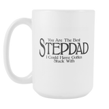 Best Stepdad 15 oz Coffee Mug - Fathers Day Gift For Step Dad