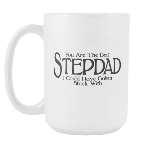 Best Stepdad 15 oz Coffee Mug - Fathers Day Gift For Step Dad