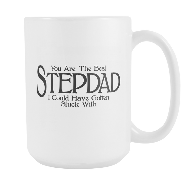 Best Stepdad 15 oz Coffee Mug - Fathers Day Gift For Step Dad