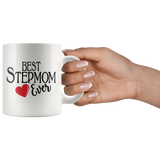 Best Stepmom Ever 11 oz White Coffee Mug
