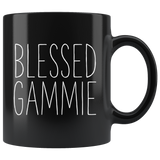 Blessed Gammie 11 oz Black Coffee Mug