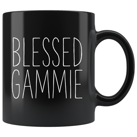 Blessed Gammie 11 oz Black Coffee Mug