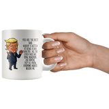 FUNNY TRUMP MUG FOR DAD 11 OZ WHITE COFFEE MUG - You are the Best