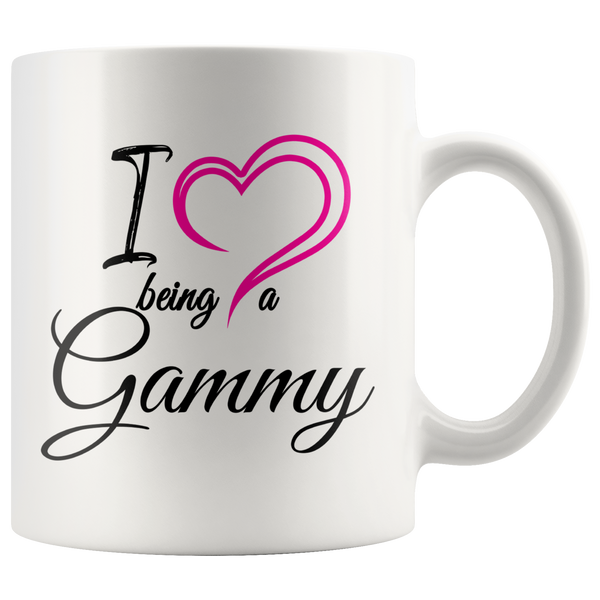 I Love Being a Gammy 11 oz White Coffee Mug