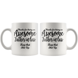 Awesome Father In Law 11oz White Coffee Mug